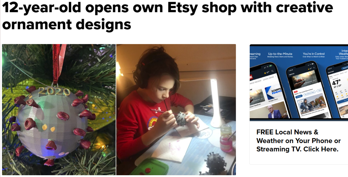 national news coverage website interview with Keaton Girard